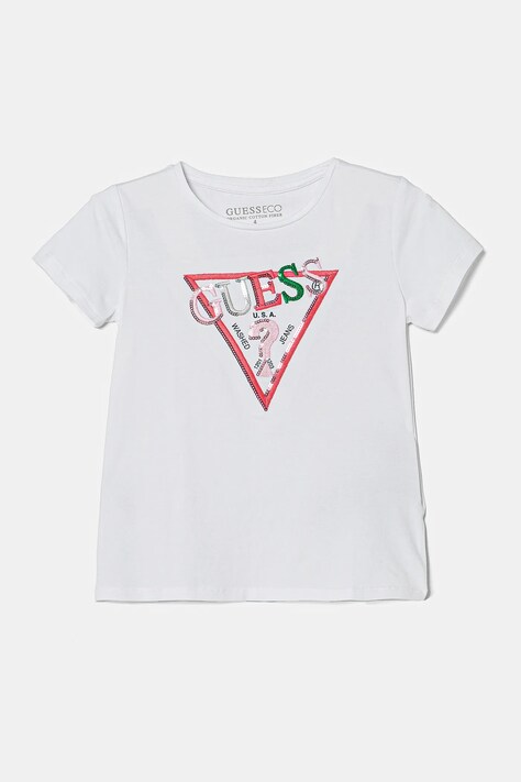 Детская футболка Guess цвет белый K5RI16 K6YW4