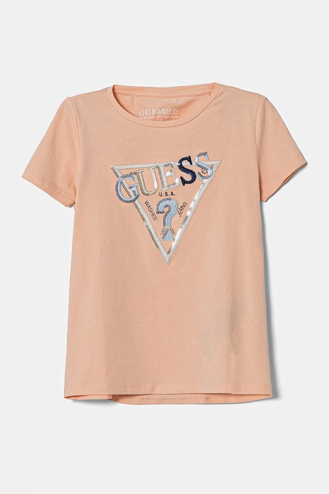 Guess tricou copii culoarea portocaliu, K5RI16 K6YW4