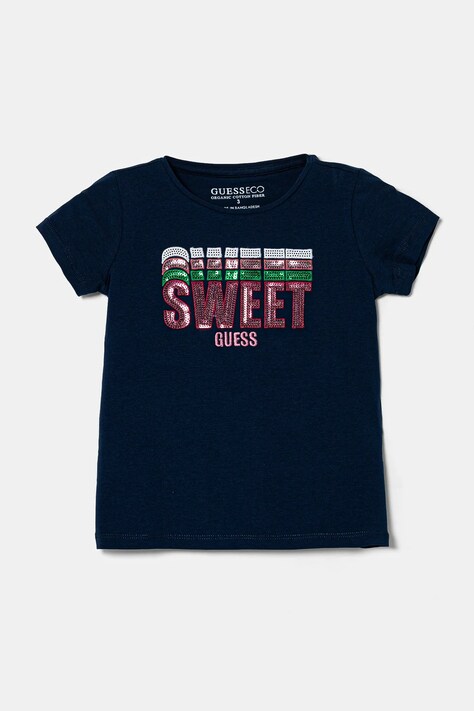 Guess tricou copii culoarea bleumarin, K5RI17 K6YW4