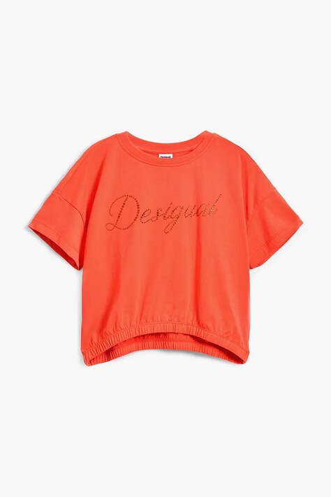 Дитяча бавовняна футболка Desigual — фото 2