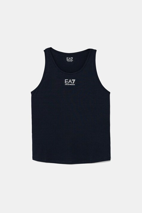 EA7 Emporio Armani top copii culoarea bleumarin, 7G000110 AF12509