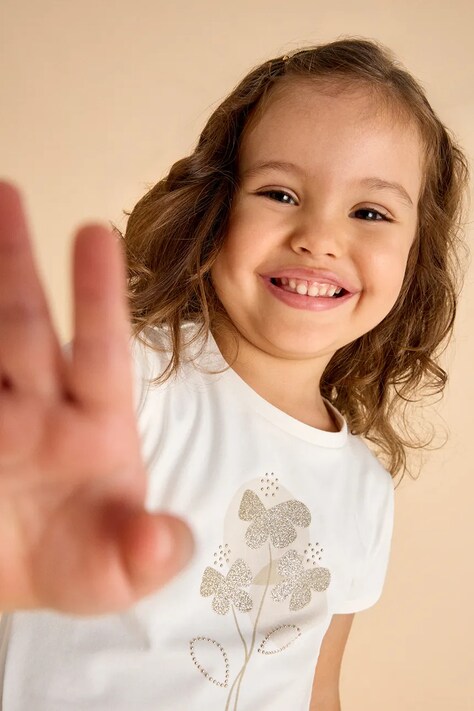 Детска тениска Mayoral в бежово 174