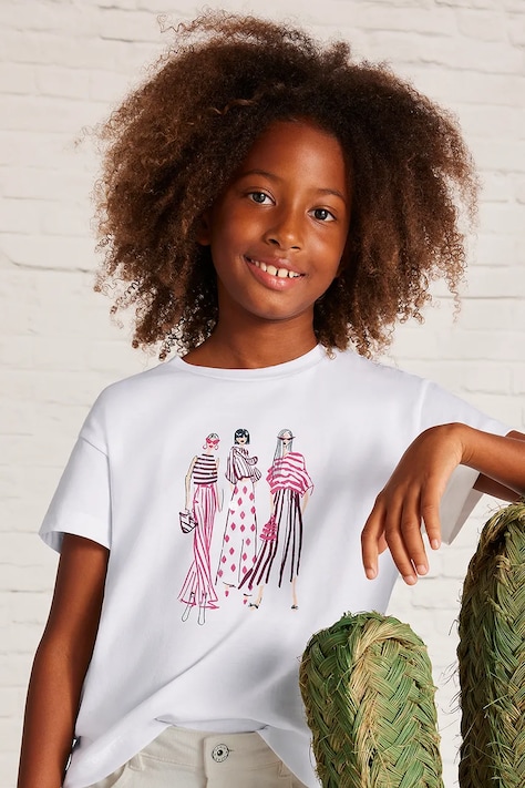 Mayoral t-shirt in cotone per bambini colore rosa 6030