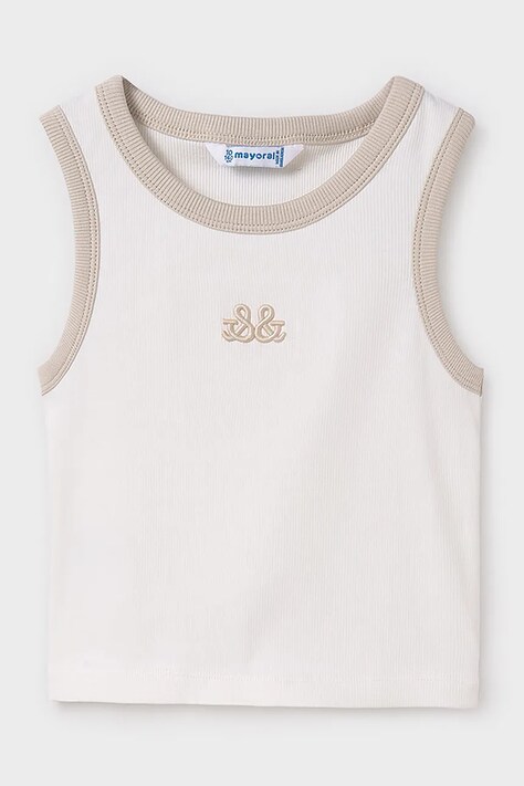 Mayoral top copii culoarea bej, 6032