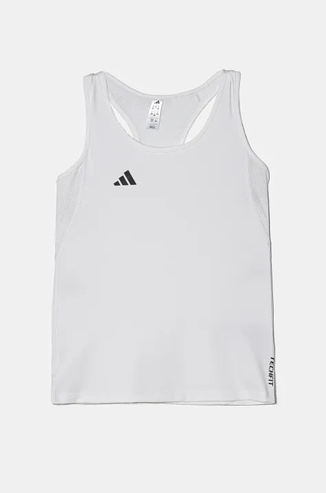 adidas top dziecięcy kolor biały IY9742