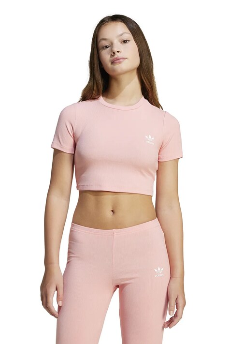 adidas Originals tricou copii culoarea portocaliu, JC8441