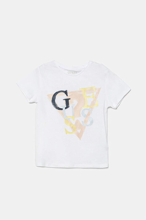 Guess tricou copii culoarea alb, J5GI03 K6YW4