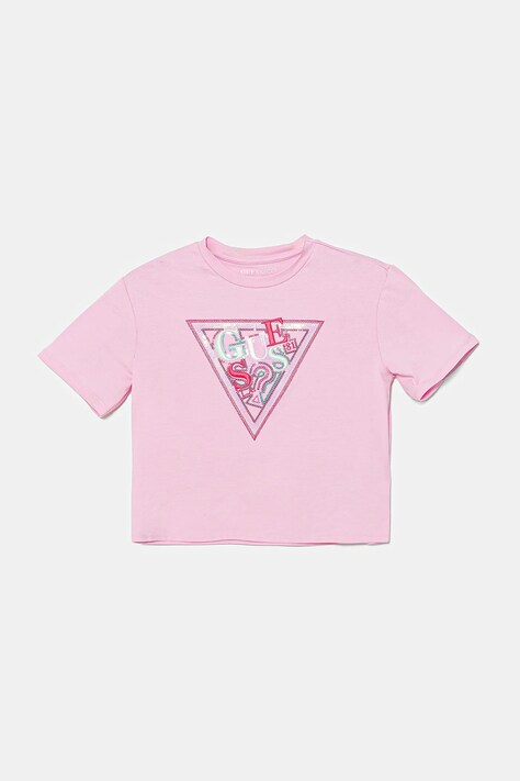 Guess tricou copii culoarea roz, J5GI04 K6YW4