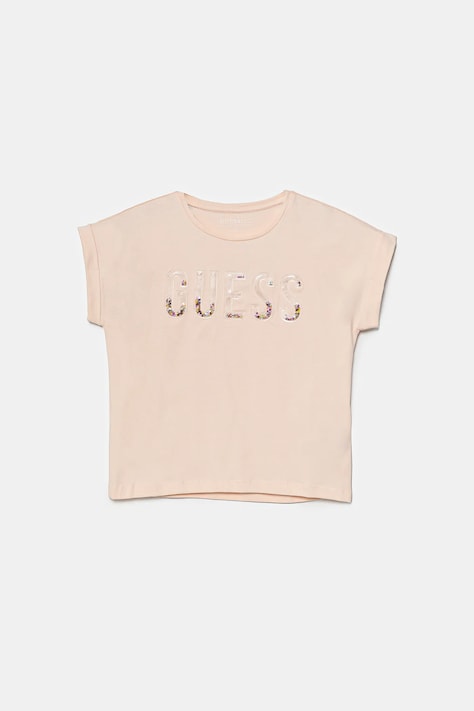 Dětské tričko Guess růžová barva, J5GI09 K6YW4