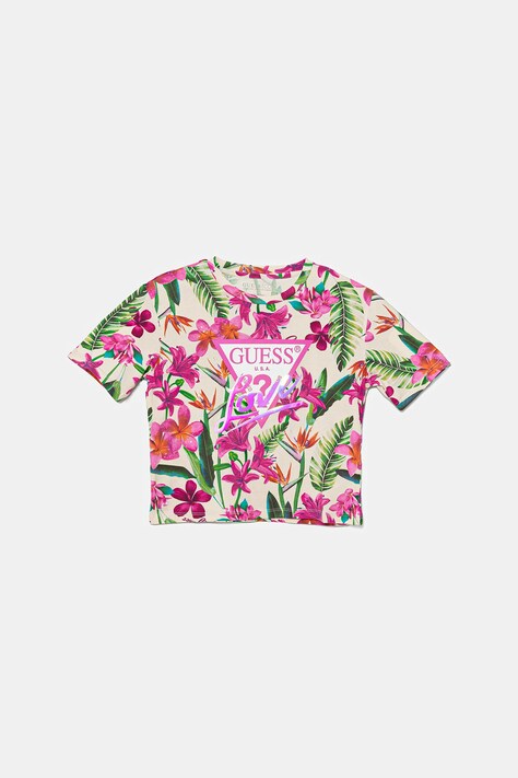 Guess tricou copii culoarea roz, J5GI10 K6YW4