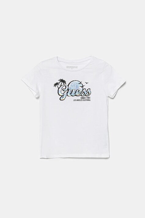 Guess tricou copii culoarea alb, J5GI17 K6YW4