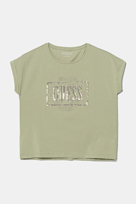 Дитяча футболка Guess колір зелений J5GI18 K6YW4