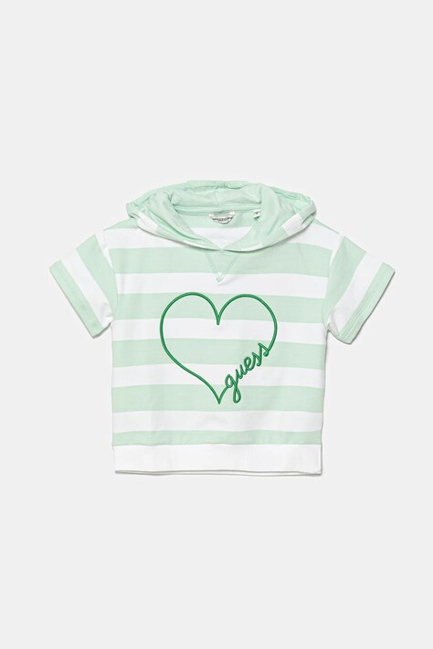 Guess tricou copii culoarea turcoaz, J5GQ05 KBOR4