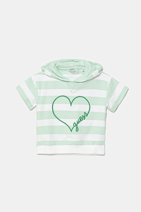 Guess t-shirt dziecięcy kolor turkusowy J5GQ05 KBOR4