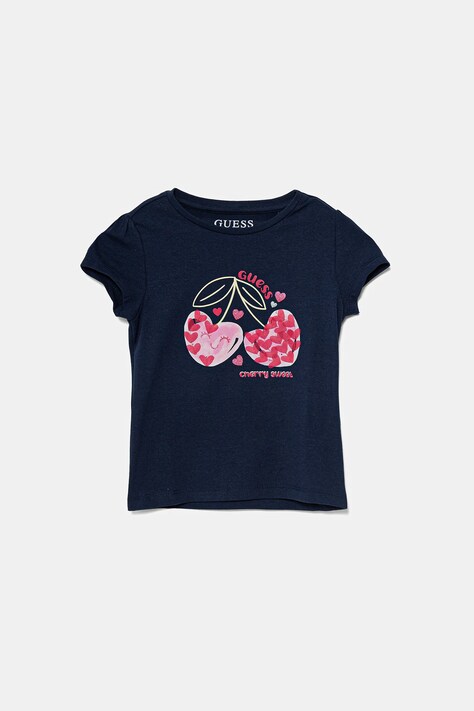 Guess tricou copii culoarea bleumarin, K5GI03 K6YW4