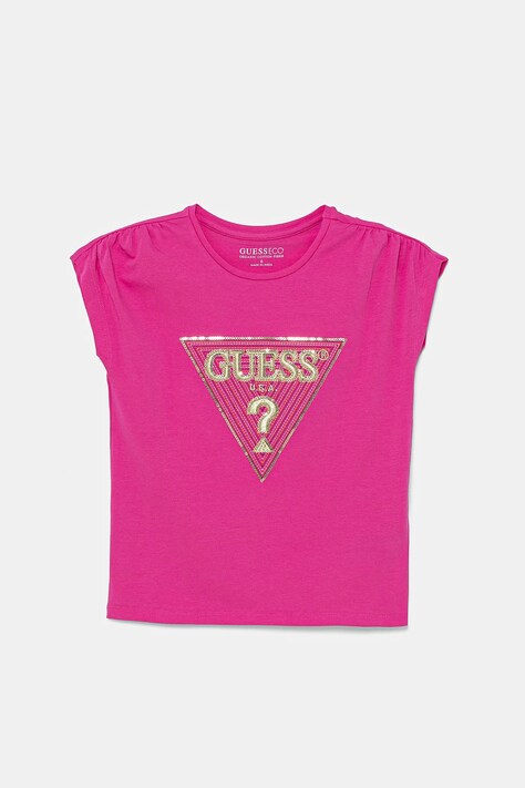 Guess tricou copii culoarea roz, K5GI12 K6YW4
