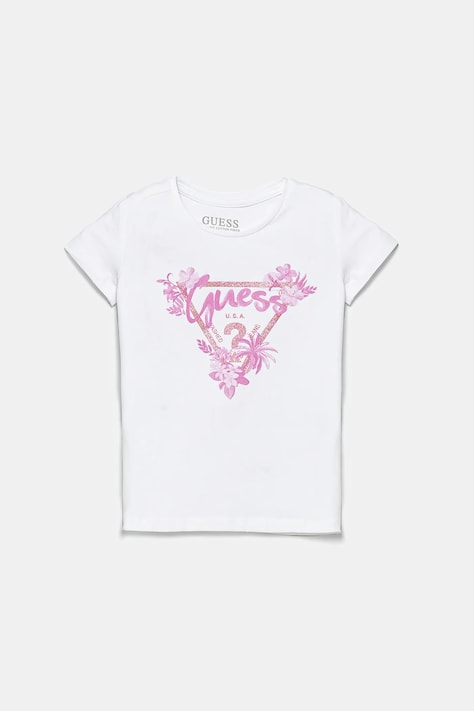 Guess t-shirt dziecięcy kolor biały K5GI14 K6YW4