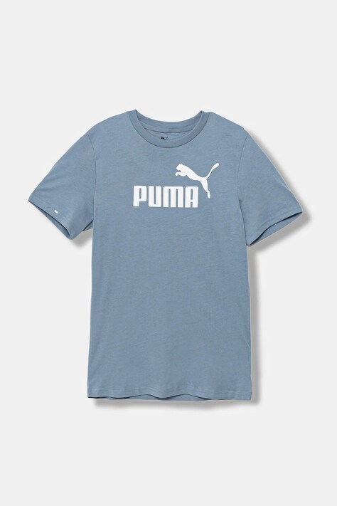 Puma t-shirt dziecięcy ESS No. 1 Logo Tee kolor niebieski 684892