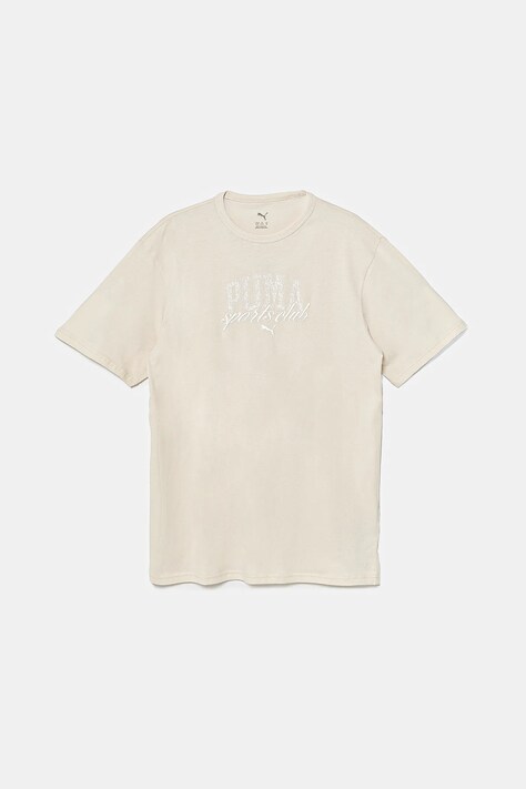 Puma tricou de bumbac pentru copii CLASS Tee II G culoarea bej, 685828