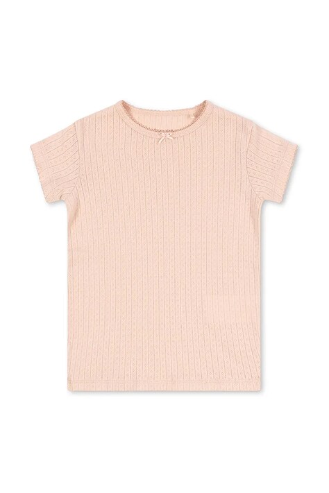 Μπλουζάκι Konges Sløjd MINNIE TEE GOTS χρώμα: ροζ, KS103151