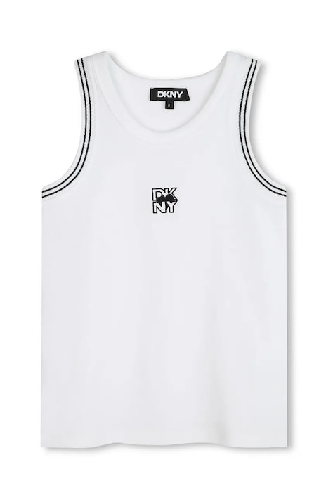 Dkny top copii culoarea alb, D62263