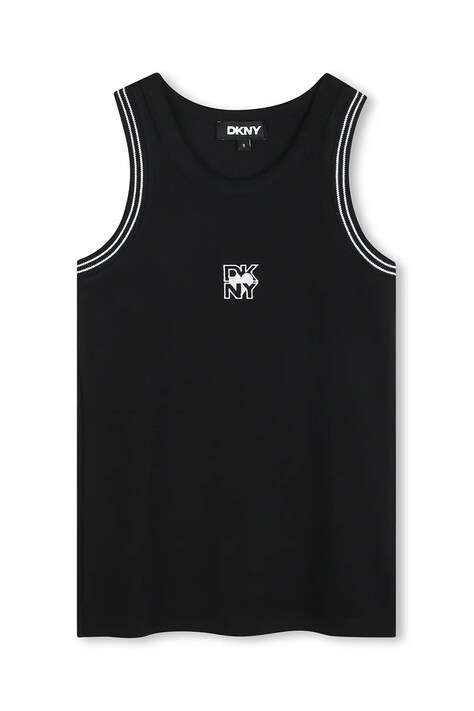Dětský top Dkny černá barva, D62263