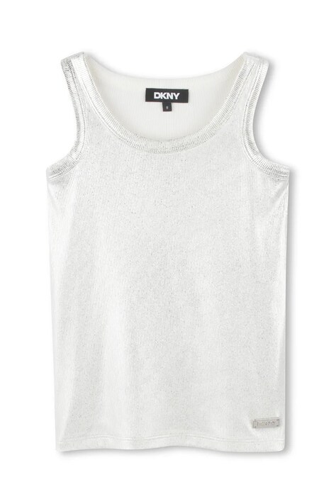 Dětský top Dkny šedá barva, D62287
