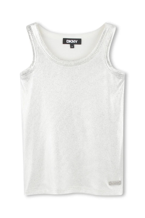 Dkny top dziecięcy kolor szary D62287