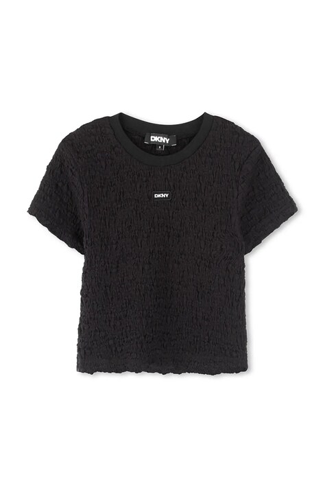 Dětské tričko Dkny černá barva, D62310
