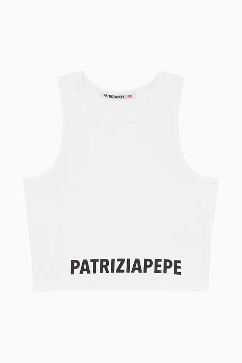 Детский топ Patrizia Pepe K103 цвет белый 7M0808