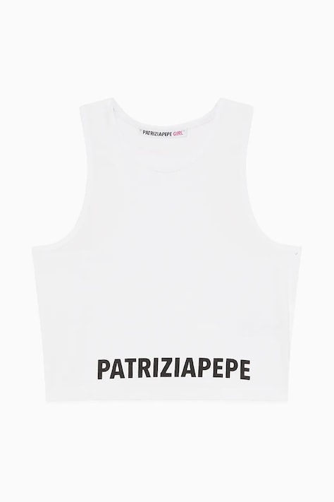 Patrizia Pepe gyerek top K103 fehér, 7M0808
