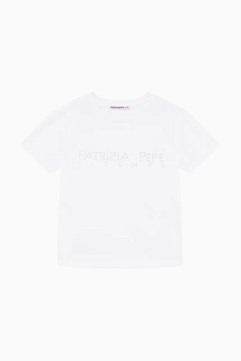 Dětské tričko Patrizia Pepe K103 bílá barva, 7M0809