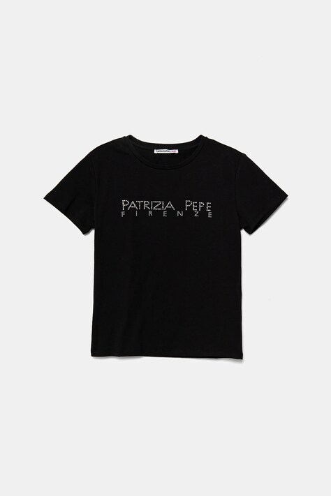 Patrizia Pepe tricou copii K103 culoarea negru, 7M0809