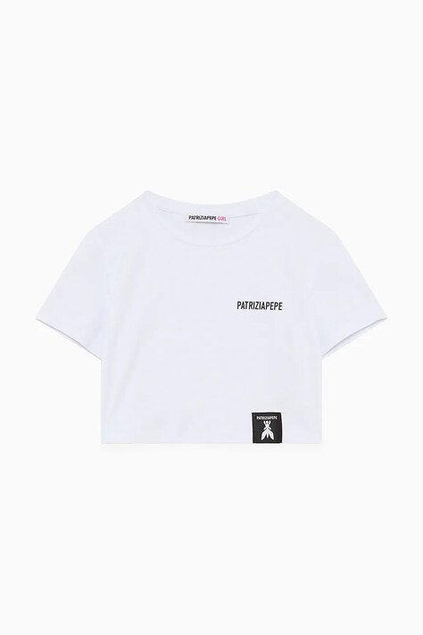Patrizia Pepe tricou copii K103 culoarea alb, 7M0908
