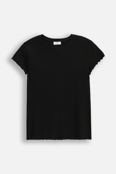 Coccodrillo t-shirt dziecięcy kolor czarny EVERYDAY GIRL