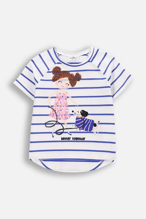 Coccodrillo t-shirt colore bianco FLOWER PARADISE GIRL KIDS