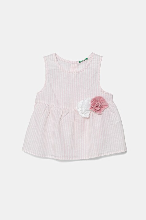 United Colors of Benetton top de in pentru copii culoarea roz, 59Y6GQ02F