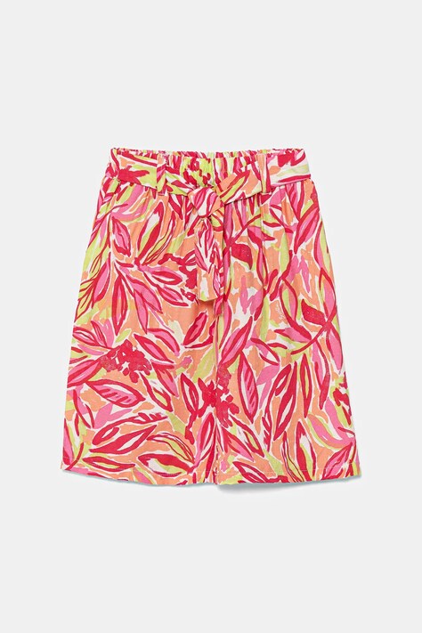 Kojenecké kalhoty United Colors of Benetton růžová barva, 45M6GF02E
