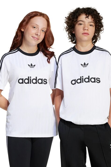 Παιδικό μπλουζάκι adidas Originals χρώμα: άσπρο, JM0492