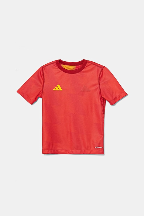 Dječja dvostrana majica adidas Performance boja: narančasta, s uzorkom, IN8129