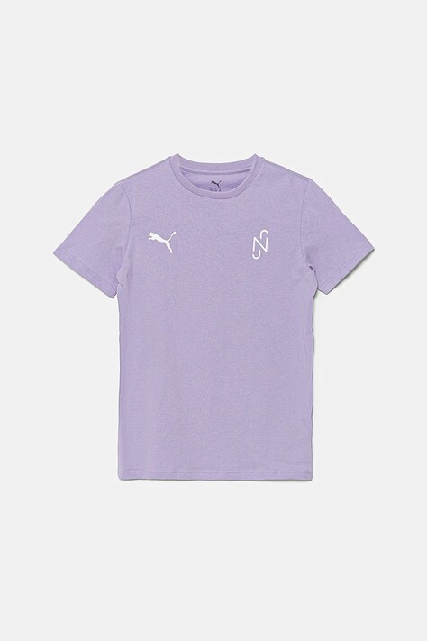 Puma tricou copii Neymar Creativity Tee culoarea violet, cu imprimeu, 660102