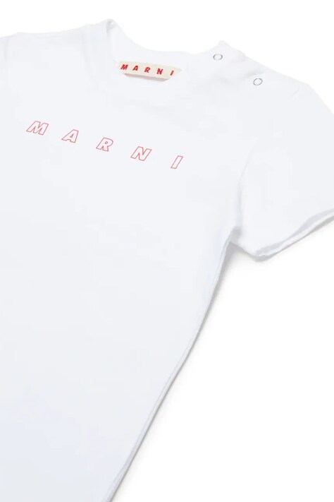 Дитяча бавовняна футболка Marni MT276B T-SHIRT — фото 3