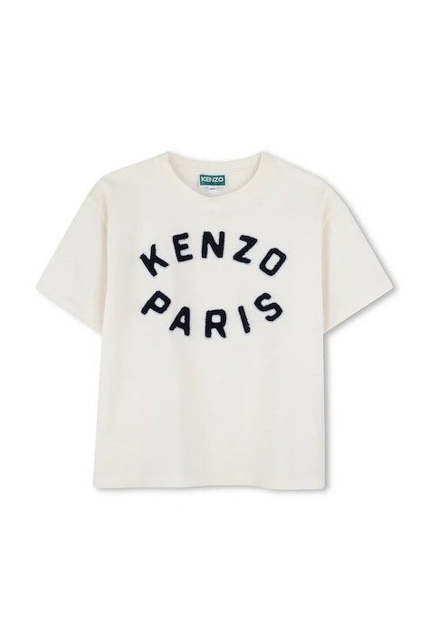 Kenzo Kids tricou de bumbac pentru copii culoarea alb, cu imprimeu, K61163