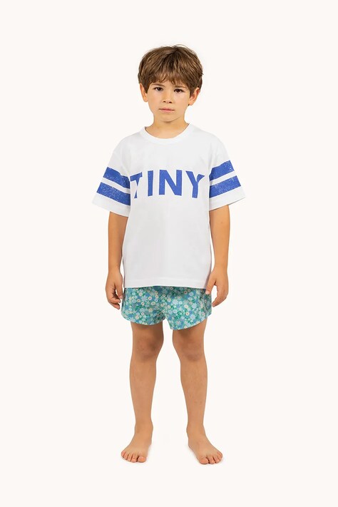 Дитяча бавовняна футболка Tinycottons STRIPES TINY TEE — фото 4