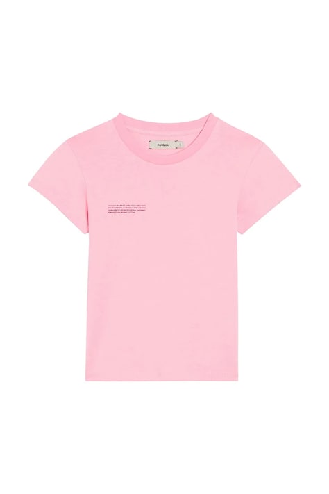 Pangaia tricou KIDS' 365 MIDWEIGHT T-SHIRT culoarea roz, 10000430