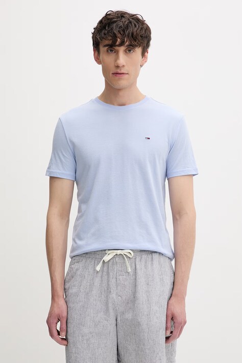 Tommy Jeans T-shirt męski niebieski DM0DM20363