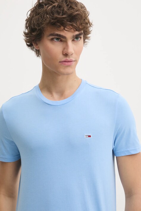 Tommy Jeans tricou barbati, neted, DM0DM20363