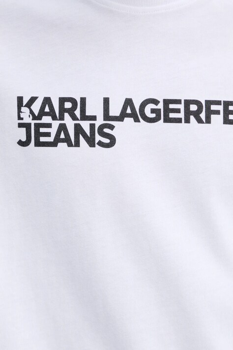 Karl Lagerfeld Jeans футболка чоловіча бавовняна — SS25-TSM02K, білий — фото 5