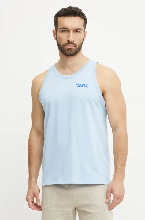 Бавовняна футболка Karl Lagerfeld чоловіча A1M46069