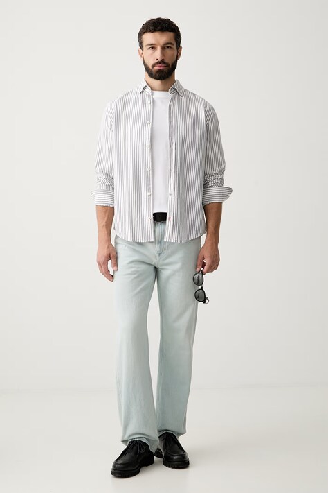 Karl Lagerfeld футболка basic чоловіча бавовняна з еластаном 2 шт — SS25-TSM03I, білий — фото 2